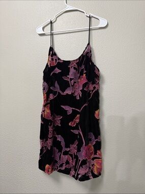 Only Hearts NYC Floral Mesh Mini Slip Dress